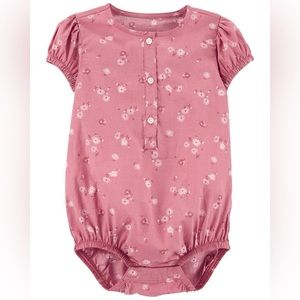 oshkosh baby floral bodysuit